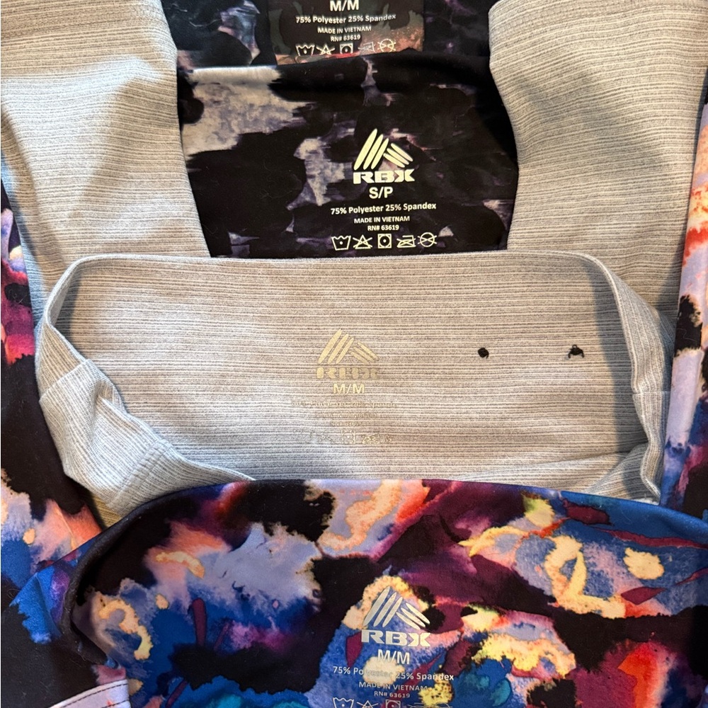 RBX Multicolor Activewear Leggings Bundle – Size S/M